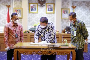 Gubernur Arinal Bersama Pertamina dan BRI Wujudkan MoU Penyaluran BBM Solar Bersubsidi Tepat Sasaran