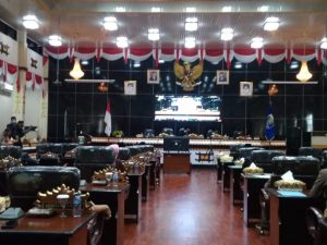 DPRD Kota Metro Bersama Walikota Gelar Paripurna Penyampaian 5 Raperda
