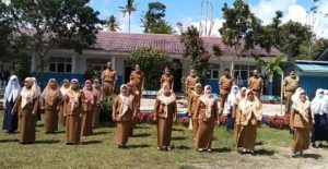 SMP N 2 Way Tenong Laksanakan Pembelajaran Tatap Muka dengan Protokol Kesehatan Ketat 3 M