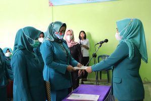 Peringatan Hari Kesatuan Gerak (HKG PKK) Ke 49 Tahun 2021 Dan Pelantikan TP PKK Kecamatan