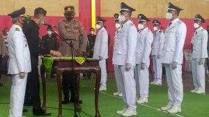 Bupati Pringsewu Lantik 48 Kepala Pekon Hasil Pilkakon Serentak 2021