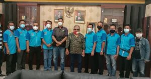 Ketua DPRD Kota Metro Hadiri Silaturahmi dengan PWI