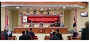 DPRD Lampung Barat Rapat Paripurna  Laporan Keterangan Pertanggungjawaban Kepala Daerah (LKPJ-KDH) Tahun Anggaran 2020