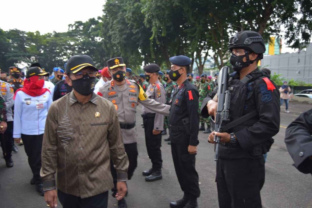 Ketua DPRD Lampung Mingrum Gumay Hadiri Apel Gelar Pasukan Operasi Krakatau 2021