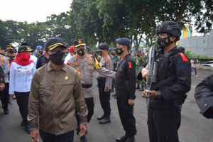 Ketua DPRD Lampung Mingrum Gumay Hadiri Apel Gelar Pasukan Operasi Krakatau 2021