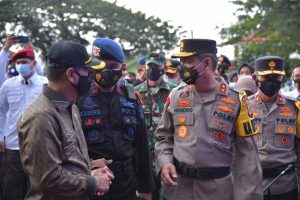 Ketua DPRD Lampung Mingrum Gumay Bacakan Amanat Kapolri dalam Apel Gelar Pasukan Operasi Ketupat Krakatau 2021