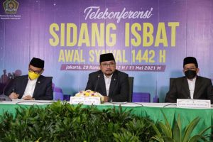 Sidang Isbat Secara Bulat Menetapkan 1 Syawal 1442 H Jatuh Pada Hari Kamis