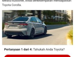 Beredar Pesan Undian Berhadiah HUT Toyota Ke-80, Ini Penjelasan dari Sales Supervisor Auto2000 Raden Intan Romy Syaputra