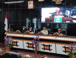 DPRD Kota Metro Rapat Paripurna Pandangan Umum Fraksi-Fraksi Tentang Raperda Pertanggungjawaban Pelaksanaan APBD T.A 2020