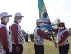 Bupati Pringsewu Melepas Atlet Pringsewu Berlaga di PON Papua 2021