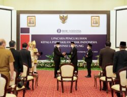 Pengukuhan Kepala Perwakilan Bank Indonesia Provinsi Lampung, Gubernur Arinal Apresiasi Peranan BI dalam Pembangunan Daerah