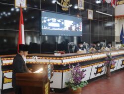 DPRD Kota Metro Galar Rapat Paripurna Tentang Pengambilan Keputusan Bersama Terhadap 3 Rancangan Raperda