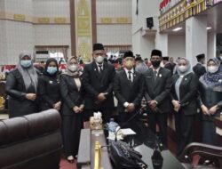 DPRD Pringsewu Gelar Paripurna Agenda Pengumuman Usul Pemberhentian Bupati dan Wakil Bupati Masa Jabatan 2017-2022
