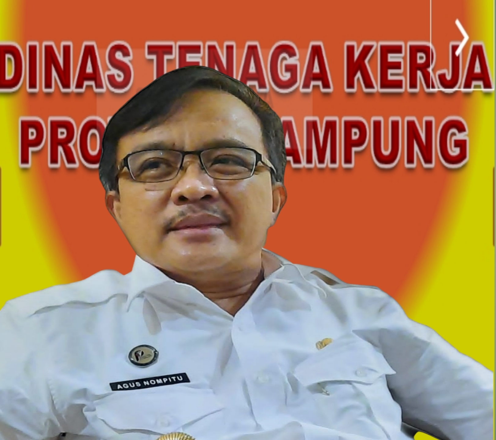 Kadisnaker Lampung Dr. Agus Nompitu