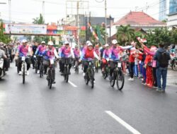 Delegasi Apeksi ke-22 Gowes Bersama