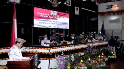 DPRD Kota Metro Gelar Sidang Paripurna Peringatan HUT Kota Metro ke-85