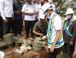 Ketua DPRD Pringsewu Suherman Hadiri Peletakan Batu Pertama Pembangunan Lumbung Pangan Masyarakat Pekon Suka Ratu