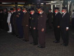 Apel dan Renungan Suci di Taman Makam Pahlawan Nasional Tanjung Karang Peringatan HUT RI ke-77 Tahun 2022