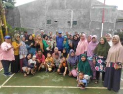 Anggota DPRD Lampung Yusirwan Sapa Warga Gang Boy Jagabaya II, Tinjau Lapangan Bulu Tangkis