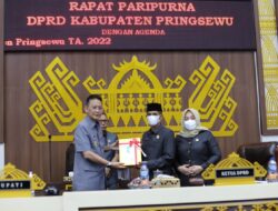 DPRD Pringsewu Gelar Paripurna Penyampaian Rancangan Perubahan KUA-PPAS 2022