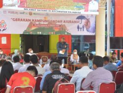 OJK bersama AAUI Gelar Gerakan Kampung Sadar Asuransi  Di Raja Basa