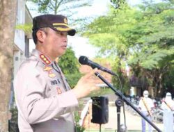 Kapolresta Bandar Lampung Kombes Pol Ino Harianto Jadi Pembina Upacara di SMAN 15