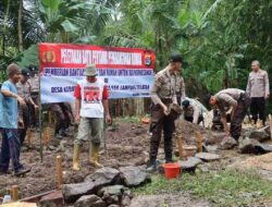 Kapolres Lampung Selatan AKBP Edwin mulai pembangunan rumah untuk Nenek Nurhasanah