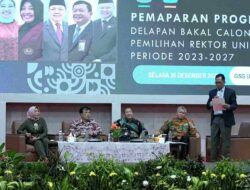 Delapan Bakal Calon Rektor Unila Paparkan Visi Misi