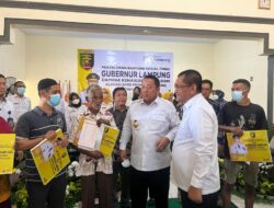 Gubernur Arinal Launching dan Serahkan Bantuan Sosial Tunai