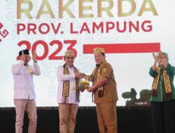 Hadiri Pembukaan Rakerda Partai Gerindra, Gubernur Arinal Apresiasi Kontribusi Nyata Para Kader dalam Pembangunan Lampung