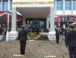 Kantor Imigrasi Kelas 1 TPI Bandar Lampung Gelar Upacara Hari Bhakti Imigrasi Ke-73