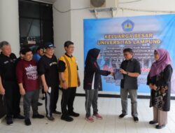 Sivitas Akademika Unila Sambut Rektor Baru