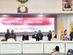 Ketua DPRD Lampung Mingrum Gumay Pimpin Paripurna Penyampaian Raperda 2023