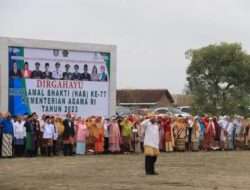 Anggota DPRD Pringsewu Ikuti Upacara Peringatan Hari Amal Bhakti ke-77 Kemenag Kabupaten Pringsewu