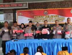 Ops Antik Krakatau 2023, Polresta Bandar Lampung Ungkap 32 Kasus dan Tangkap 44 Tersangka
