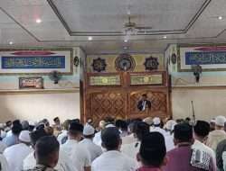 Ribuan Napi Lapas Rajabasa Mengikuti Shalat Idul Fitri Berjamaah