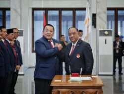 Arinal Djunaidi Resmi Dilantik sebagai Ketua Umum KONI Lampung Masa Bakti 2023-2027 oleh Ketua Umum KONI Pusat Letjen TNI (Purn) Marciano Norman