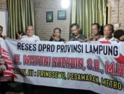 Anggota DPRD Lampung Wantoni Nurdin Serap Aspirasi Masyarakat Pesawaran