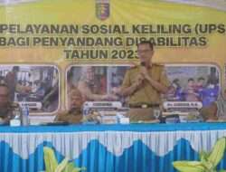 Sekretaris Dinas Sosial Provinsi Lampung Wiwied Priyanto Buka Kegiatan UPSK di Way Jepara Lampung Timur
