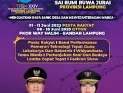 Teknologi Tepat Guna Nusantara XXIV 2023, Provinsi Lampung Tuan Rumah Event Nasional