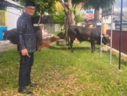 Gubernur Arinal dan Keluarga Besar Dinas Sosial Kurban 3 Ekor Sapi, Dagingnya Dibagikan ke Panti-Panti