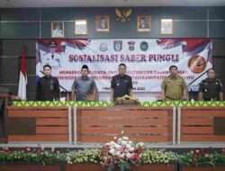 Pj. Bupati Pringsewu Buka Sosialisasi Saber Pungli