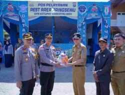 Ketua DPRD Pringsewu Suherman Pantau Arus Mudik, Tinjau Pos Pelayanan & Pengamanan