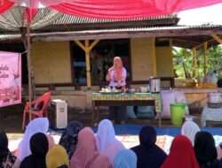 Mak Ganjar Ajarkan Ibu-Ibu di Lampung Membuat Dalgona dan Brownies Kukus Kopi