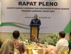 Gubernur Arinal Buka Rapat Pleno Komite Daerah Ekonomi dan Keuangan Syariah