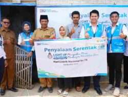 Persembahan Hari Listrik Nasional Ke-78, PLN Berikan Listrik Gratis 27 Keluarga Kurang Mampu di Lampung