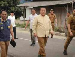 Gubernur Arinal Djunaidi Tinjau Perbaikan Jalan di Kabupaten Lampung Selatan