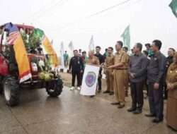 Anggota DPRD Pringsewu Hadiri Lomba Olah Tanah dan Balap Traktor, Menyambut Musim Tanam Padi