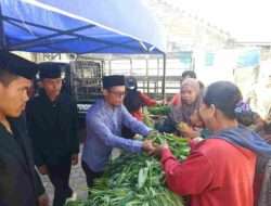 Pondok Pesantren Tahfidz Al-Quran (PPTQ) Miftahul Jannah Bandar Lampung Bagikan Sayuran Gratis