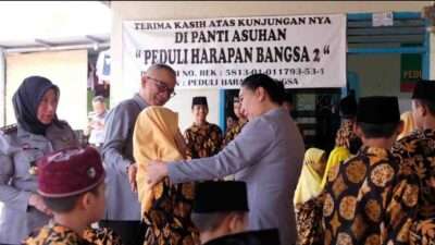 Peringati Hari Bhakti Imigrasi Ke-74, Kanwil Kemenkumham Lampung Berbagi Kebahagiaan dibPanti Asuhan Peduli Harapan Bangsa